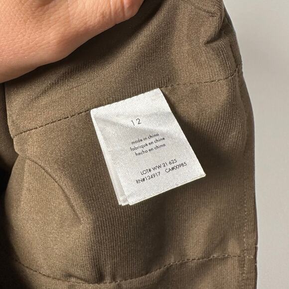 WeWoreWhat Brown Faux Leather Tube Top Women's 12 - Picture 5 of 7